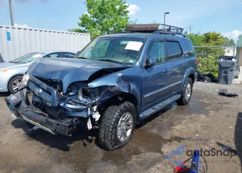 2007 Toyota Sequoia Sr5 V8 из США, поврежденный, VIN 5TDBT44AX7S290023